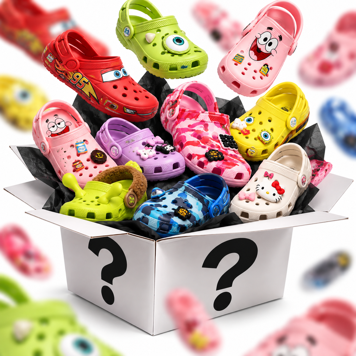 Mystery box Crocs - 10 pares